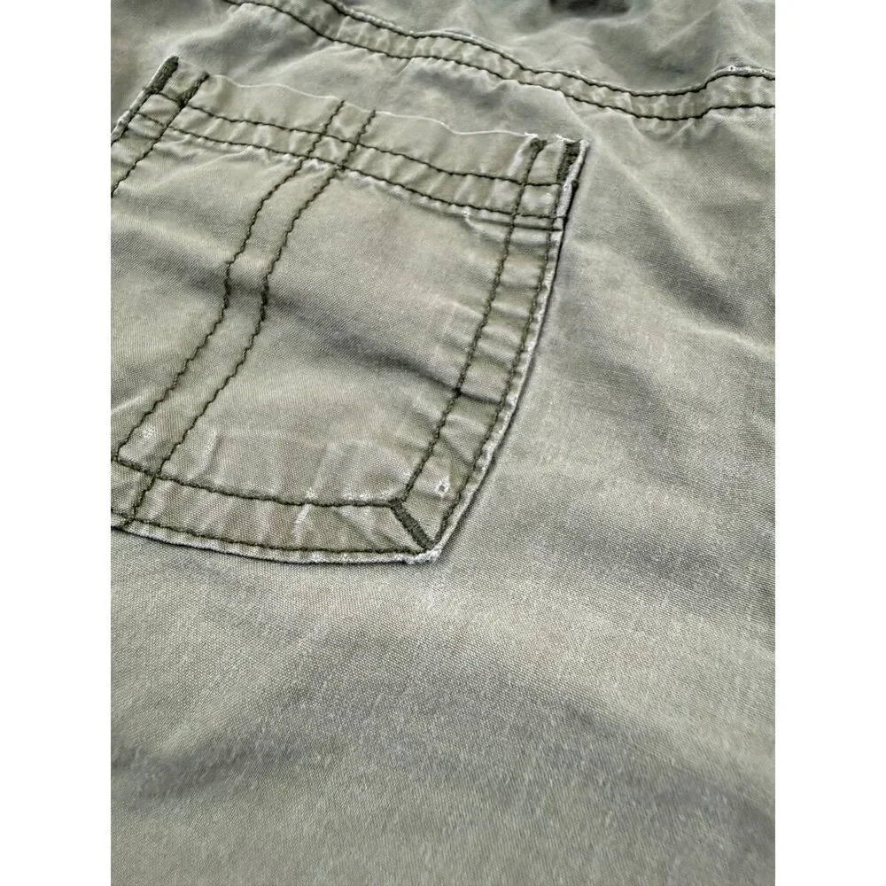 OshKosh B'gosh Girls Olive Green Ruffle Hem Shorts 4T